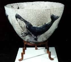 Untitled Whale Raku - 1996